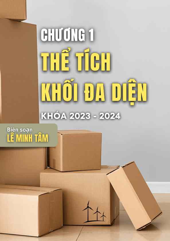 500 bài tập chọn lọc thể tích khối đa diện – Lê Minh Tâm